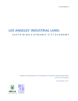 LOS ANGELES` INDUSTRIAL LAND: