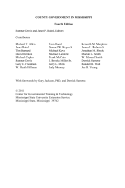 County Government in Mississippi