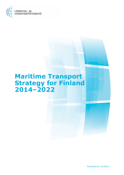 Maritime Transport Strategy for Finland 2014&ndash;2022