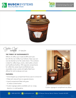Coffee Cup Collector