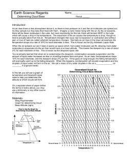 Cloud base lab - HMXEarthScience