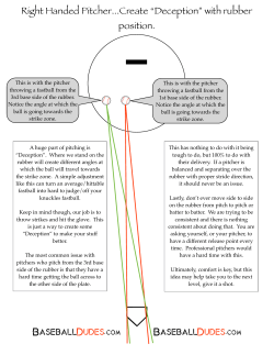 Pitcher Rubber Positioning