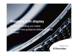 Guidance reading out codes Read the hole guidance