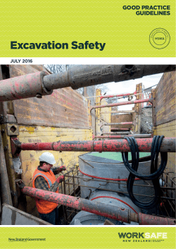 Excavation safety good practice guide