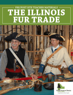 pre/post site teacher materials - Forest Preserve District of Will County