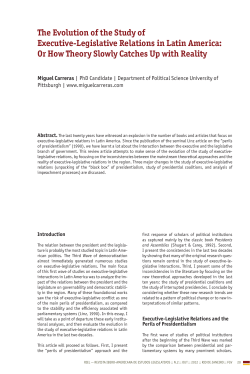 The Evolution of the Study of Executive