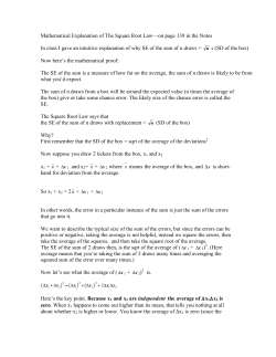 Mathematical Explanation of The Square Root Law&mdash;on page 139 in