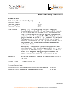 Miami-Dade County Public Schools, Florida