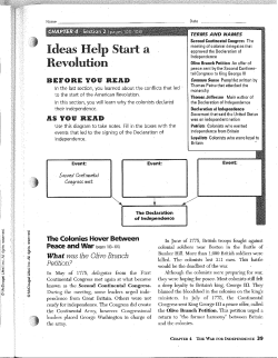 Ideas Help Star a Revolution