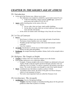 chapter 29: the golden age of athens