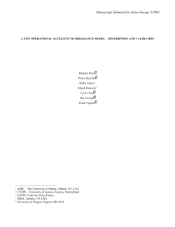 A New Operational Satellite-to-Irradiance Model