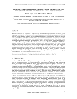 - Malaysian Journal of Computer Science