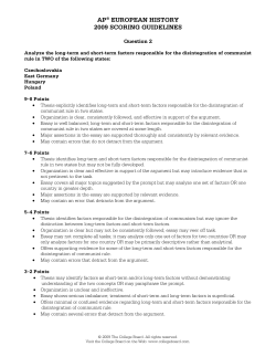 Sample Responses Q2 - AP Central