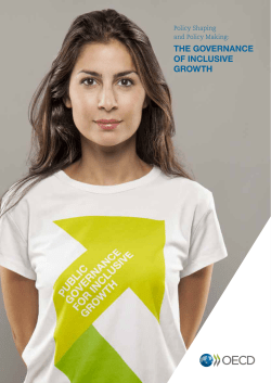 policy making for inclusive growth