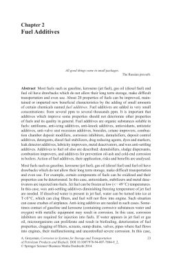 Chapter 2 Fuel Additives
