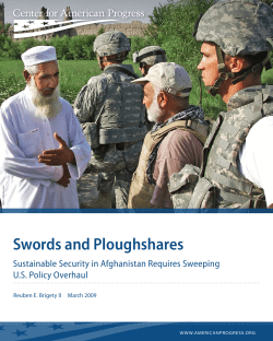 Swords and Ploughshares - Center for American Progress