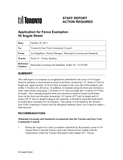 Application for Fence Exemption