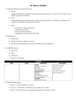 101 Ways to BOSU&reg;!