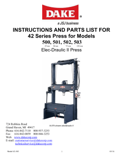 PDF Manual - Dake Corp