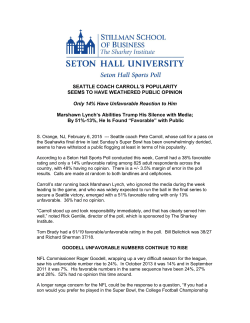 February 6, 2015 - Seton Hall University