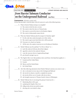 fromHarriet Tubman: Conductor on the Underground Railroad Ann
