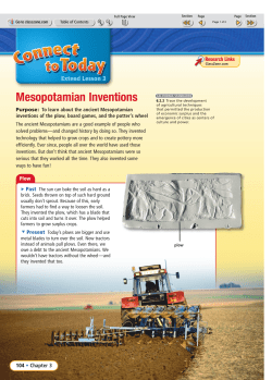 Mesopotamian Inventions