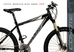 coyote mountain bike range 2008