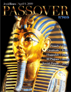 Pesach | 3-7 Gratitude | 8-13 Haggadah | 14,15 10 Plagues | 16