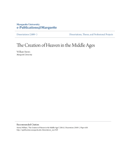The Creation of Heaven in the Middle Ages - e
