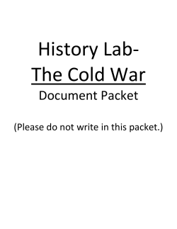 The Cold War