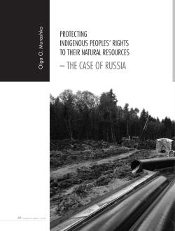 THE cAsE Of RUssIA