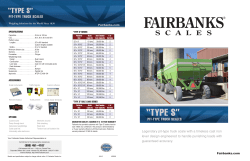Color Literature - Fairbanks Scales
