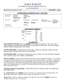 daily knight - Wilson Middle School