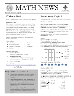 MATH NEWS