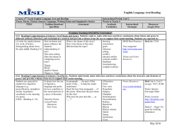 (1)In bold text, Knowledge and Skill Statement