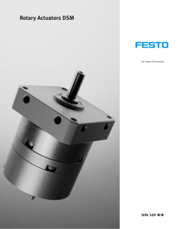 Rotary Actuators DSM