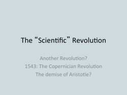 Scientific Revolution