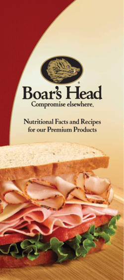 Nutritional Facts and Recipes for our Premium Products - Mi