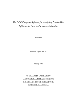 The DISC Computer Software for Analyzing Tension - PC