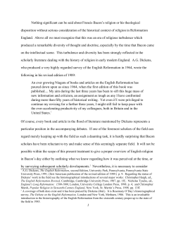 The Religious Climate of Tudor and Stuart England