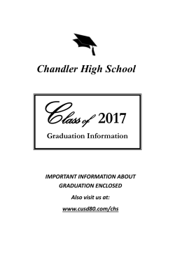 Classof 2017 - Chandler Unified School District