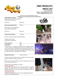 hire products price list