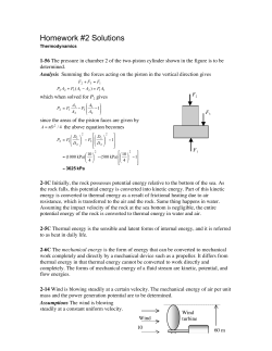 Homework #2 Solutions