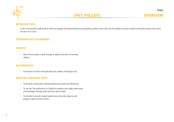 pulleys - Creya Learning