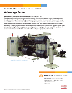 Advantage Series - Parkinson Technologies