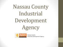 Nassau County Industrial Development Agency