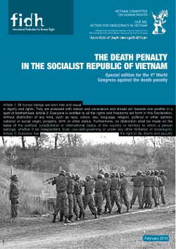 The DeaTh PenalTy in The SocialiST RePublic of VieTnam