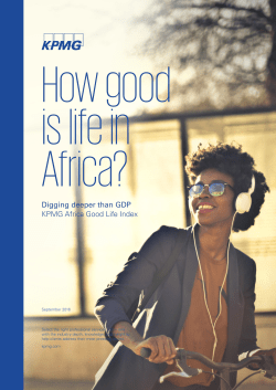 How good is life in Africa?