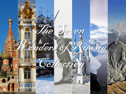 The Seven Wonders ST.PETERSBURG Package WINTER