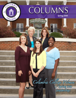 Spring 2008 - Columbia College